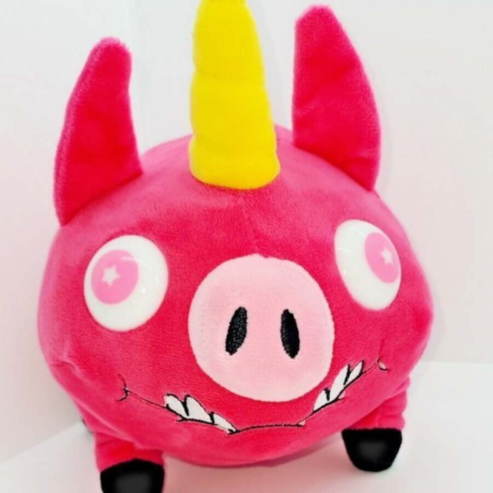 Exploding Kittens Pig-a-corn Plush Pink Pig Unicorn Stuffed Animal Toy 2019